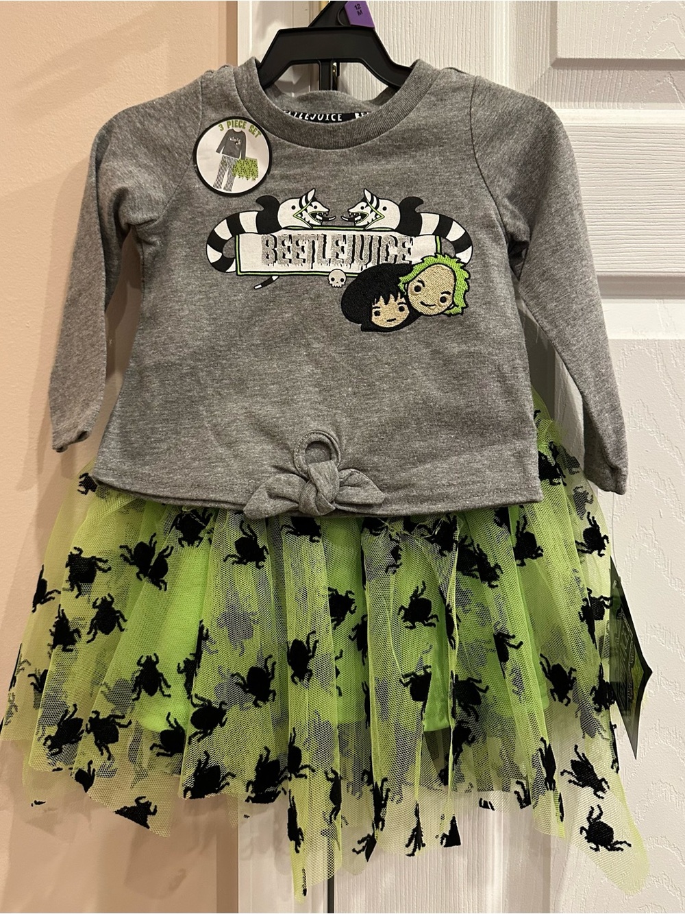 Beetlejuice Baby Girl Set